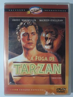 DVD A Fuga de Tarzan 1936 Original Johnny Weissmuller Maureen O'Sullivan