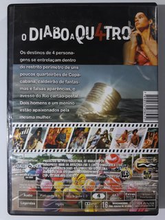 DVD O Diabo a Quatro Original Maria Flor Marcelo Faria Márcio Libar Direção: Alice de Andrade - comprar online