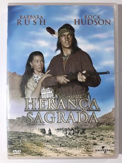 DVD Herança Sagrada 1954 Original Taza Son of Cochise Rock Hudson Barbara Rush Gregg Palmer