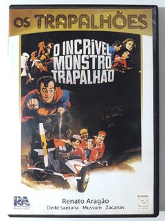 DVD O Incrível Monstro Trapalhão 1981 Original Renato Aragão Dedé Santana Mussum Zacarias Paulo Ramos Alcione Mazzeo Eduardo Conde Wilson Grey