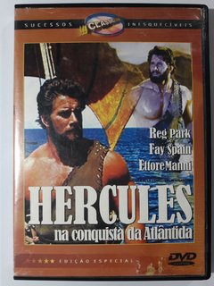 DVD Hércules na conquista da Atlântida 1961 Original Reg Park Fay Spain Ettore Manni