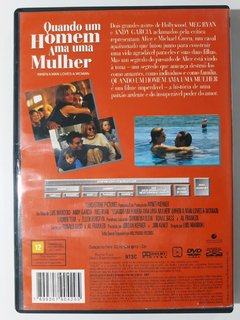 DVD Quando um Homem Ama uma Mulher Original Andy Garcia Meg Ryan - comprar online