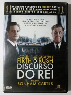 DVD O Discurso do Rei Original Colin Firth Geoffrey Rush Helena Bonham Carter