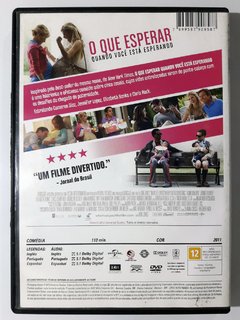 DVD O Que Esperar Quando Você Está Esperando Original Cameron Diaz Jennifer Lopez Chris Rock Rodrigo Santoro - comprar online