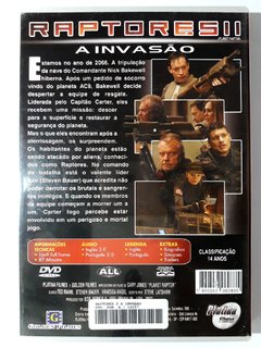 DVD Raptores II A Invasão 2 Planet Raptor Original Ted Raimi Steven Bauer Vanessa Angel (Esgotado) - comprar online