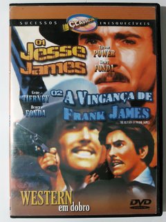 DVD Western Em Dobro Jesse James + A Vingança de Frank James Original