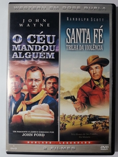 DVD Western Em Dose Dupla O Céu Mandou Alguém + Santa Fé Trilha da Violência (Esgotado)