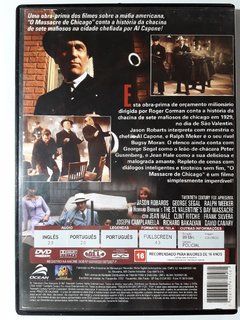 DVD O Massacre De Chicago Original Jason Robards George Segal Ralph Meeker - comprar online