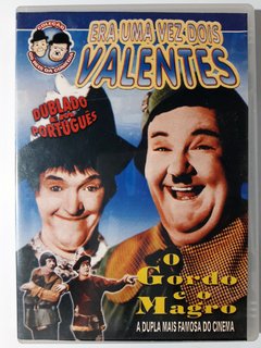 DVD Era Uma Vez Dois Valentes O Gordo e o Magro Original Coleção Os Reis da Comédia