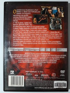 DVD Piratas Do Caribe A Maldição Do Pérola Negra Johnny Depp Orlando Bloom Original - comprar online