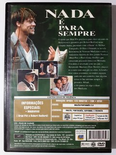 DVD Nada é Para Sempre Brad Pitt A River Runs Through It Original - comprar online