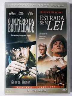 DVD 2 Filmes O Império da Brutalidade Estada Sem Lei Dose Dupla Original