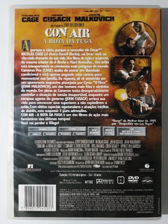 DVD Con Air A Rota da Fuga Nicolas Cage John Cusack Original - comprar online