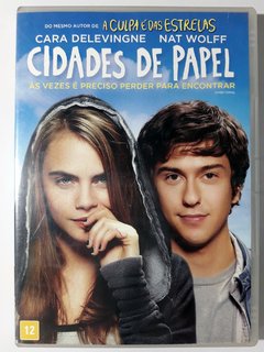 DVD Cidades de Papel Cara Delevingne Nat Wolff Original