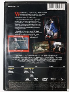 DVD A Maldição Dos Mortos Vivos Wes Craven Raro Original Baseada Na Experiência Real De Wade Davis - comprar online