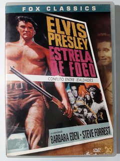 DVD Estrela De Fogo Conflito Entre Lealdades 1960 Elvis Presley Steve Forrest Barbara Eden Original