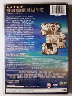 DVD A Um Passo Da Eternidade 1953 Burt Lancaster Fank Sinatra Donna Reed Montgomery Clift Deborah Kerr Original - comprar online