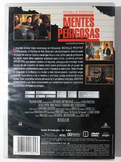 DVD Mentes Perigosas Michelle Pfeiffer Encarte Interno Original - comprar online