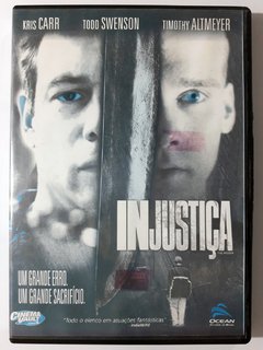 DVD Injustiça Kris Carr Brett W., Wagner Original Raro