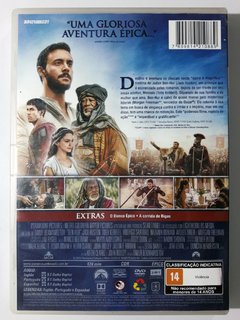 DVD Ben- Hur 2016 Jack Huston Morgan Freeman Toby Kebbell Rodrigo Santoro Original - comprar online