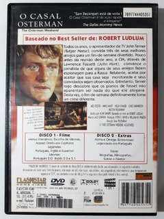 Dvd Casal Osterman Duplo Edição do Diretor Rutger Hauer John Hurt Craig T. Nelson Original - comprar online