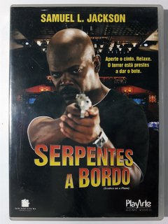 DVD Serpentes A Bordo Samuel L. Jackson Julianna Margulies Nathan Phillips Original