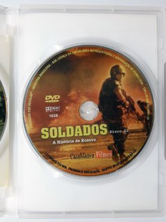 Dvd Soldados A Historia De Kosovo Claudio Bonivento Original Duplo - Loja Facine