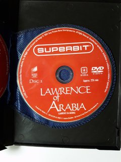 DVD Lawrence Da Arábia Original Duplo David Lean 1962 - Loja Facine