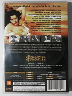 DVD O Proscrito Original Jack Beutel Jane Russel - comprar online