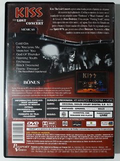 DVD Kiss The Lost Concert 1976 Original Firehouse Black Diamond - comprar online