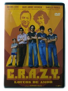 DVD Crazy Loucos de Amor Michel Cote Marc Andre Grondin Original Danielle Proulx Jean Marc Vallee