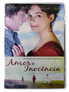 DVD Amor e Inocência James McAvoy Anne Hathaway Maggie Smith Original James Cromwell Becoming Jane Julian Jarrold
