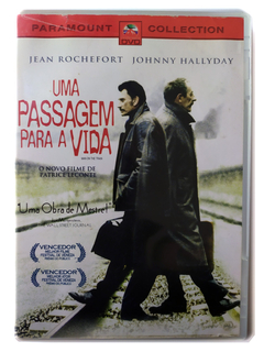 DVD Uma Passagem Para A Vida Jean Rochefort Johnny Hallyday Original Man Of The Train Patrice Leconte