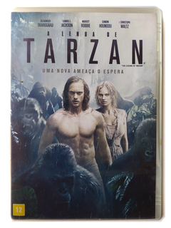DVD A Lenda de Tarzan Alexander Skarsgard Samuel L Jackson Original Margot Robbie Djimon Hounsou David Yates