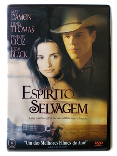 DVD Espírito Selvagem Matt Damon Penelope Cruz Henry Thomas Original All The Pretty Horses Lucas Black Billy Bob Thornto