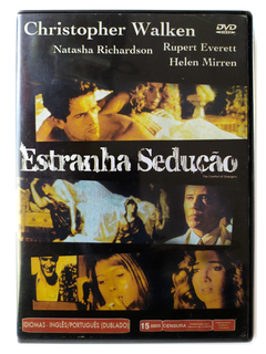 DVD Estranha Sedução Christopher Walken Natasha Richardson Original Rupert Everett Helen Mirren Paul Schrader