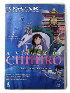 DVD A Viagem de Chihiro Spirited Away Hayao Miyazaki Original 2001 Oscar Animação