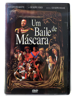 DVD Um Baile de Máscara Luciano Pavarotti Giuseppe Verdi Original Giuseppe Patane