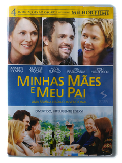 DVD Minhas Mães e Meu Pai Julianne Moore Mark Ruffalo Original Annete Bening Mia Wasikowska Lisa Cholodenko