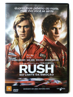 DVD Rush No Limite Da Emoção Chris Hemsworth Daniel Brühl Original Olivia Wilde Alexandra Maria Lara Ron Howard