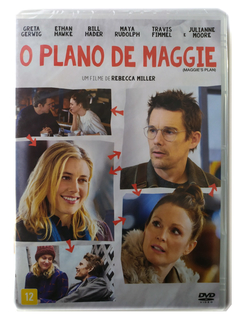DVD O Plano de Maggie Greta Gerwig Ethan Hawke Maya Rudolph Novo Original Julianne Moore Maggie's Plan Rebecca Miller