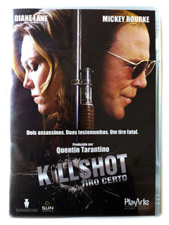 DVD Killshot Tiro Certo Diane Lane Mickey Rourke Thomas Jane Original Joseph Gordon-Levitt John Madden