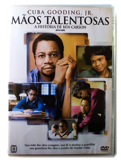 DVD Mãos Talentosas A História de Ben Carson Cuba Gooding Jr Original Gifted Hands Kimberly Elise Thomas Carter