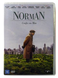 DVD Norman Confie em Mim Richard Gere Steve Buscemi Novo Original Lior Ashkenazi Charlotte Gainsbourg Joseph Cedar