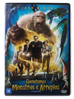 DVD Goosebumps Monstros e Arrepios Jack Black Dylan Minnette Original Odeya Rush Rob Letterman