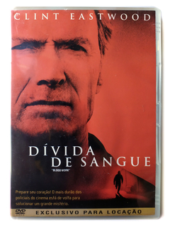 DVD Dívida de Sangue Clint Eastwood Jeff Daniels Blood Work Original Wanda De Jesus Anjelica Huston