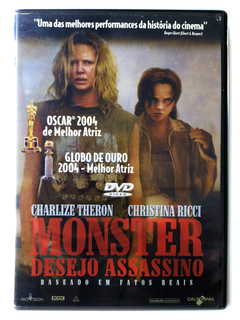 DVD Monster Desejo Assassino Charlize Theron Christina Ricci Original Bruce Dern Lee Tergesen Patty Jenkins