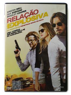 DVD Relação Explosiva Kristen Bell Bradley Cooper Hit & Run Original Tom Arnold Ryan Hansen Dax Shepard