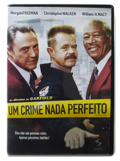 DVD Um Crime Nada Perfeito Morgan Freeman Christopher Walken Original The Maiden Heist William H. Macy Peter Hewitt