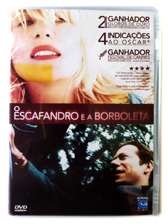 DVD O Escafandro e a Borboleta Mathieu Amalric Original Emmanuelle Seigner Marie-Josée Croze Julian Schnabel